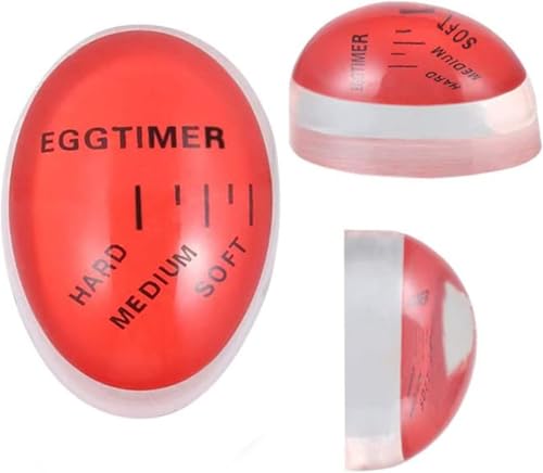 Colour Changing Egg Timer – Reusable Kitchen Tool for Perfect Soft, Medium & Hard Boiled Eggs – Easy-to-Read Boiled Egg Cooking Timer