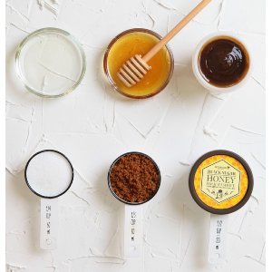 K-Beauty, 3 SKINFOOD MASK Package, Black Sugar Honey Mask (100g) Bundle with 1 Egg White Pore Mask (100g) and 1 Rice Mask Wash Off (100g)
