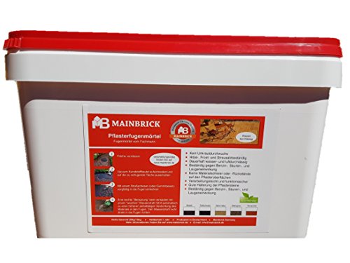 Preisvergleich Produktbild Mainbrick Pflasterfugenmörtel Fix-Fertig Fugenmörtel Sand 15 kg - Kein Unkraut, Wasserdurchlässig
