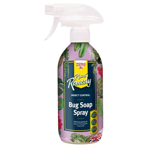 Zero In Bug Soap Spray For Plants Potassium Soap Aphid Control - Pest/Bug Spray 500ml Safe To Use On Edible Plants