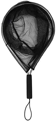 FDSF Aluminium Landing Fly Fishing Fish Nylon Knotless Mesh Trout Hand Net