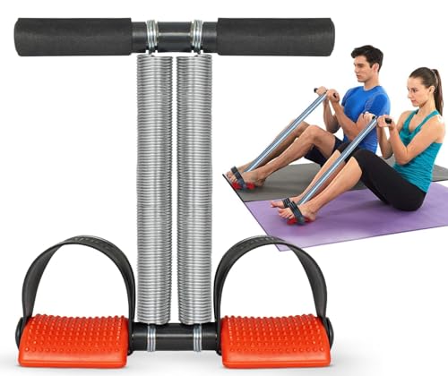 Image of Immortal Pull Reducer Training Bands-4 Tubes Body Pedal Exerciser Yoga Crossfit Exercise, Arm Exercise, Tummy Body Building Training Men and Women (Spring Trimmer)