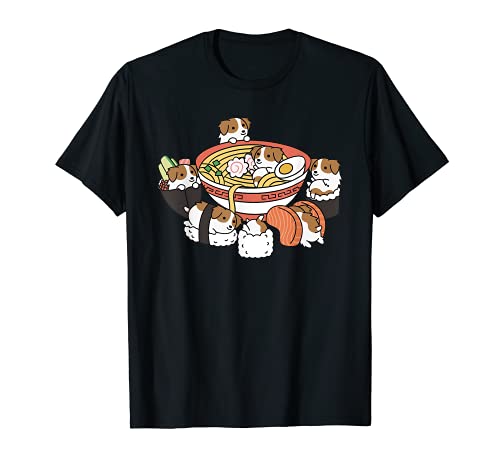 Ramen Sushi Brittany Spaniel Dog T-Shirt