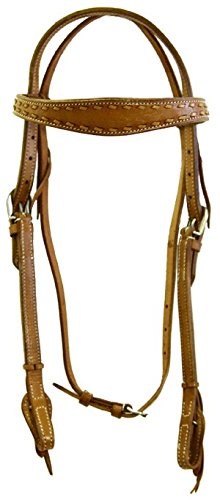 Stirnbandzaum, Westerntrense Plain Buckstitch