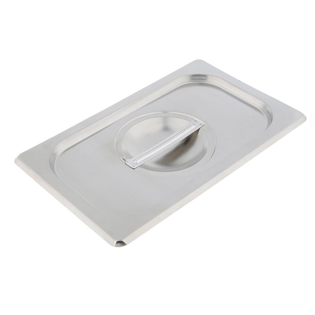 PIXZCSA Efficient Stainless Steel Steam Table Hotel Pan Lid Built For Heavy Commercial High Reliability And Durability Stainless Steel Insert Steam Table Pans