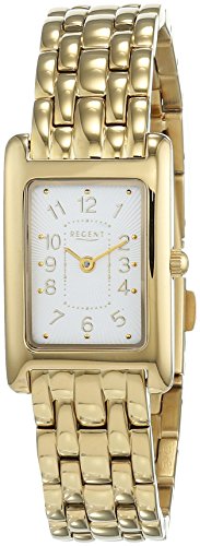 Preisvergleich Produktbild REGENT Damen Analog Quarz Uhr mit Edelstahl Armband 12210961