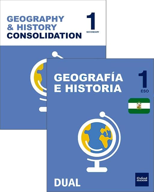 Portada de Inicia Dual Geografía e Historia 1.º ESO Programa Bilingüe Andalucía