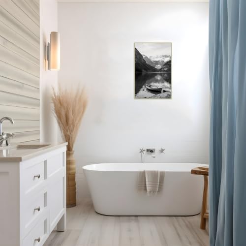 Tableau paysage lac pour rompre la monotonie des murs blancs - 4