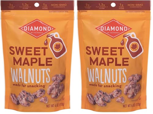 Image of Diamond of California Sweet Maple Snack Walnut 4 oz - 1unit (Pack of 2)