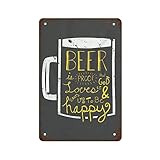 Nombreuses utilisations : ces magnifiques plaques métalliques peuvent être utilisées pour décorer un bar, un restaurant, un fleuriste, une maison, une chambre, un pub, un club ou même votre cour. Réutilisables, elles sont résistantes à la casse et à la déformation.