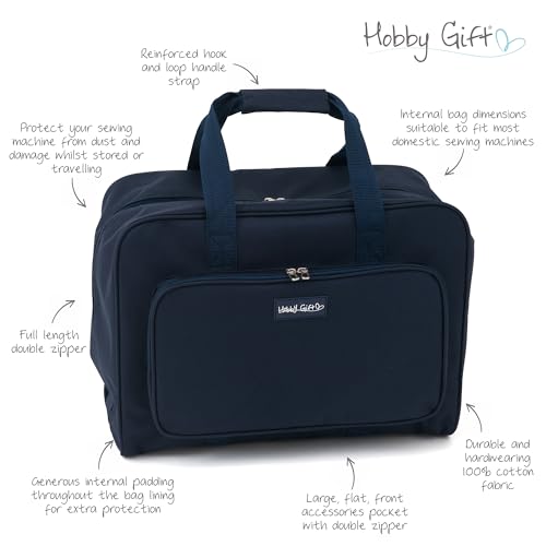 Hobby Gift Exklusive Nähmaschinentasche, Marine