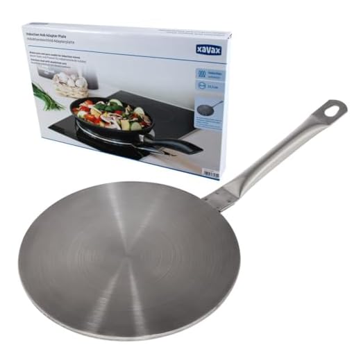 Xavax Inductie Kookplaat Adapterplaat, Metaal 38,2 x 24,5 x 3,7 cm - Zilver