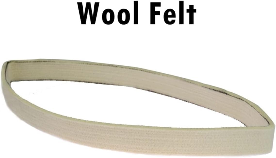 Sanding Belt,Sander Paper,Sanding Belts, 762mm/740mm Wool Felt Polishing Belt Stainless Steel Pipe Sanding Belts Mirror Polish Wire Polisher 1pc(762x25mm)