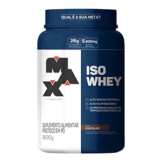 Max Titanium Iso Whey Chocolate 900 G