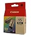 Produktbild Canon BCI15 Tintenpatrone, Schwarz, 185 Seiten pro Monat, 10-80%, 5-35 °C