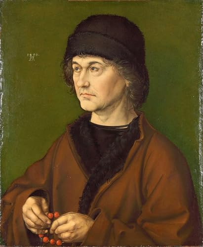 Portrait du père Albrecht Dürer toile affiche de arts célèbres tableaux paysage 60x90cm
