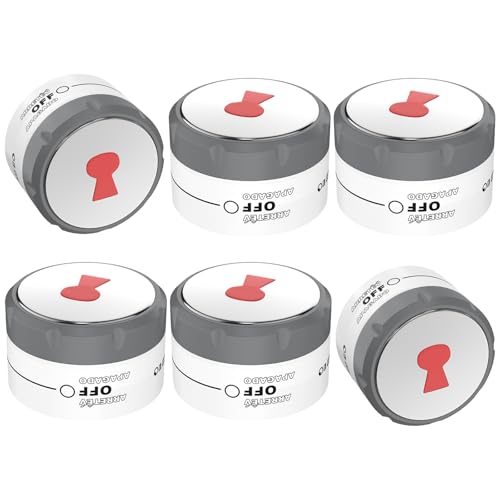 UPGRADED 91538 Grill Knobs Compatible with Weber Summit Lighted Control Knobs 91538 Knob Replacement for Weber Summit 2012+ 400/600 Grills E-470/670 S-460/470/660/670 Gas Grill Burner Knob 6 Pack
