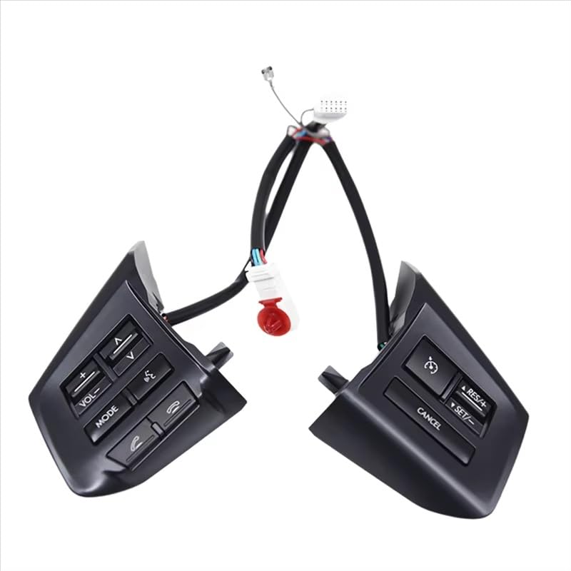 Cruise Control Switch Black Car Steering Wheel Volume Adjustment Switch Cruise Control Button 83154AJ180 for Subaru for Outback for Legacy 2012-2014