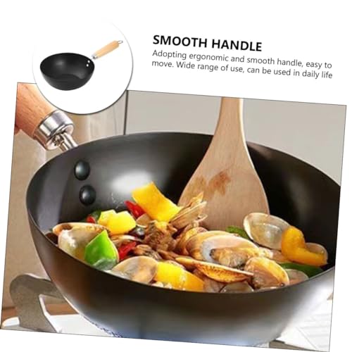 Sartén wok antiadherente pequeño OUNONA para cocina miniatura 7