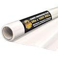 Dura-Gold Carpet Protection Film, 36-inch x 100' Roll - Clear Self Adhesive Temporary Carpet Protective Covering Tape - Protect Against Foot Traffic, Paint Spills, Dust, Construction Debris, Moving
