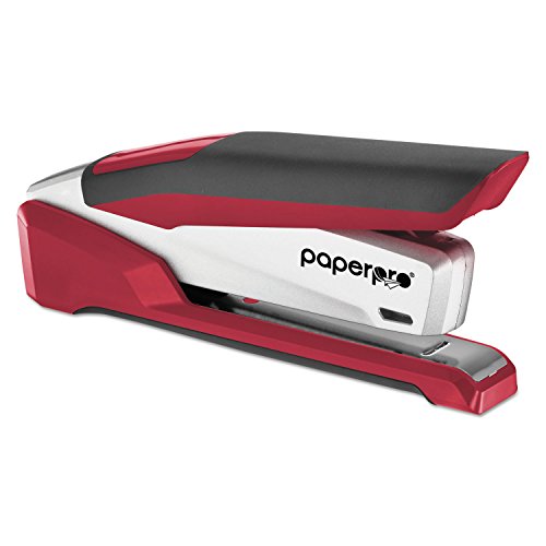 Paperpro 1117 Inpower+ 28 Premium Desktop Stapler, 28-Sheet Capacity, Red/Silver #TOP7