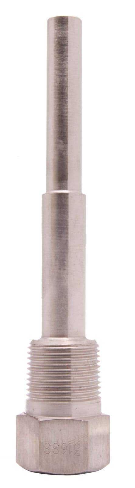Heavy Duty one Piece Solid bar thermowell 316SS 1/2