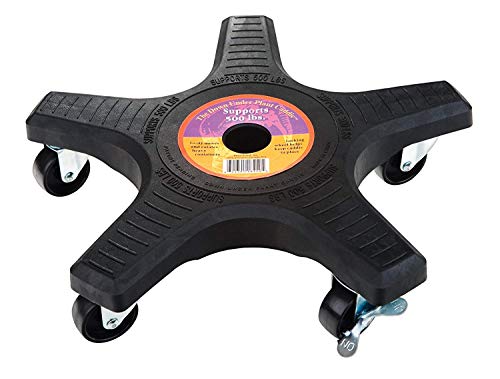 Plant Stand 14410 Down Under Plant Caddy, Black, 14-Inch (Pack of 6)