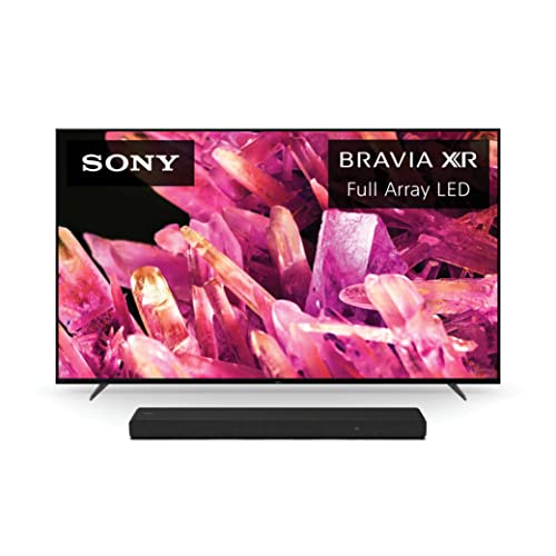 Sony 55 Inch 4K Ultra HD TV X90K Series: BRAVIA XR Full Array LED Smart Google TV with Dolby Vision HDR and Exclusive Features for The Playstation® 5 XR55X90K- 2022 ModelwithSony HT-A3000