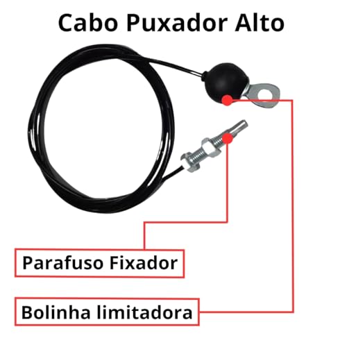 Cabo De Aço Para Estação De Musculação Kikos Hg002