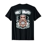 Techno Nonne Backprint Kleidung Kiffer Geschenk