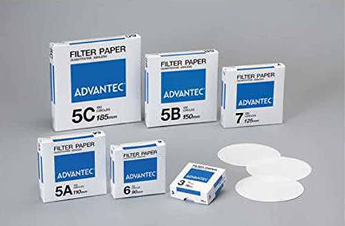Image of N069.0CM Qualitative Ashless Filter Paper, No. 6, 0.20 mm Thickness (Pack of 100)