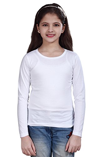 Image of SINI MINI Sinimini Plain Full Sleeve Girls Tshirt (Pack of 4)