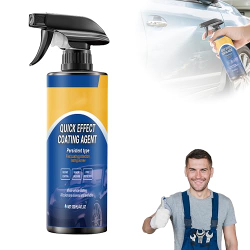 3 in 1 Ceramic Car Coating Spray, Multi-functional Coating Renewal Agent, Car Polish, High Protection Quick Car Coating Spray, Car Fast-Acting Coating Spray, All Cars & Surfaces (1PCS)