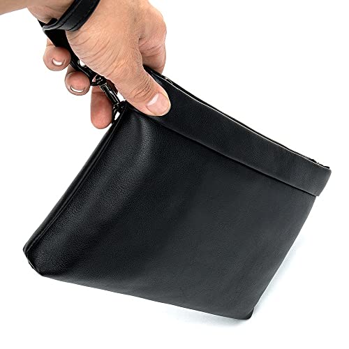 Men's Clutch Bag Korean Version Business Envelope Wallet Large Capacity Soft Leather2