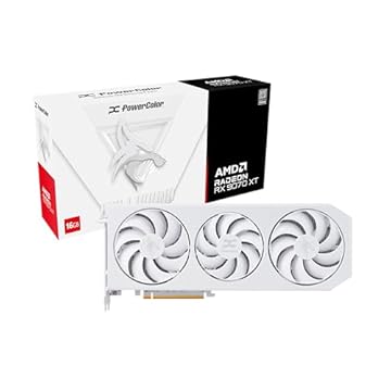 PowerColor Hellhound Spectral White AMD Radeon RX 9070 XT 16GB GDDR6