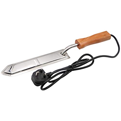 PROBEEALLYU Electric Honey Knife, Honey Heating Extractor Knife Honey uncapping Scraper with Wood Handle, Honey Extractor Beekeeping Tools Gift for Beekeeper