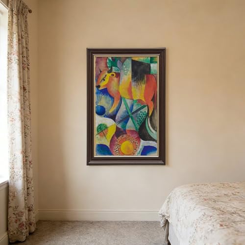 Tableau Vaches Heinrich Campendonk impression toile d'art chic