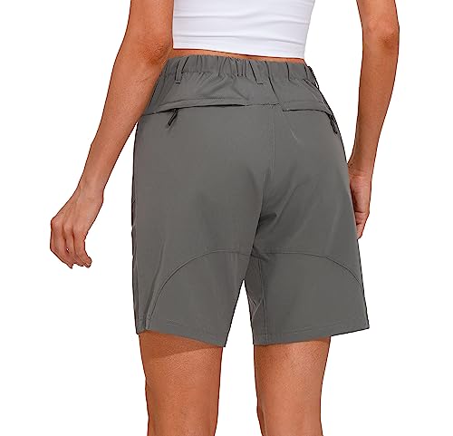 Short feminino Little Donkey Andy com stretch de secagem rápida para caminhadas, acampamento, viagem