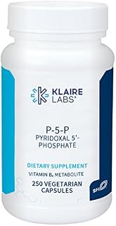 Klaire Labs P-5-P - 30 Milligrams of Bioactive Vitamin B6 Pyridoxal-5-Phosphate for Metabolic