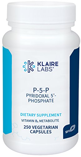 Klaire Labs P-5-P - 30 Milligrams of Bioactive Vitamin B6 Pyridoxal-5-Phosphate for Metabolic