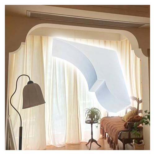 Arco universal para pasillos y balcones con diseño de puerta interior pintable 2