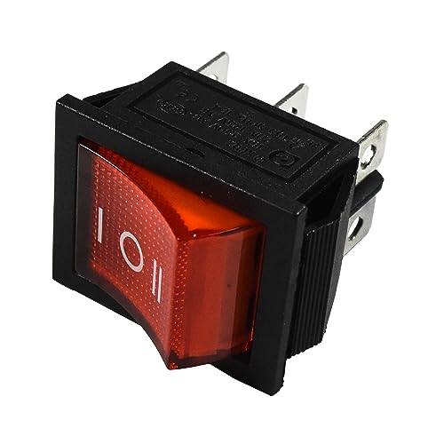 Rutherford Controls 909S-MO 909 Rocker Switch Momentary Rocker Switch Surface Mount ENGRV Key Symbol - Color Beige