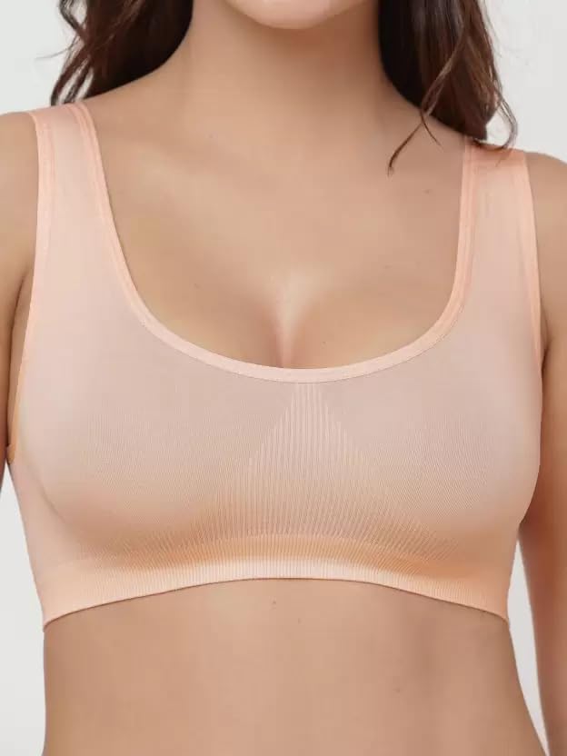 Image of Fashiol Women's Padded Sports Bra Criss Cross Racerback Sports Bra Stretchable Everyday Bras for Workout /Gym & Exercises