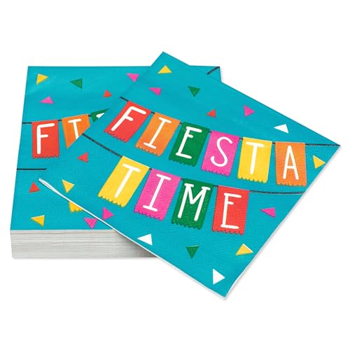 Image of American Greetings 50-Count Lunch Napkins, Fiesta Party Supplies