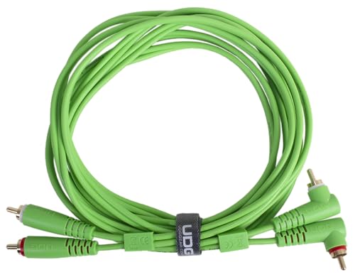 UDG Ultimate Cable (RCA Straight - RCA Angled) Green 3m, 3 meters