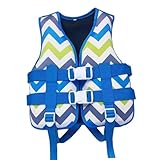 BEALIFE Chaleco Salvavidas para niños con Correas Ajustables para Actividades de navegación y natación. Chaleco de natación para niños Hecho Neopreno y Relleno algodón. Salvavidas, XS