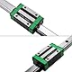 ONLISUM HGR20 600mm 2 Stück Linearschiene mit 4 Stück HGH20CA Lagerkissen Blöcke 20mm für DIY 3D Drucker und CNC-Maschine Fräsmaschinen