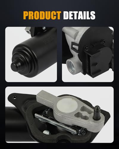 Image of ROADFAR Front Windshield Wiper Motor Replacement for 1992-1994 for Ford for Crown Victoria,1990-1994 for Lincoln for Town Car F0VY17508A,F2VY17508A Wiper Motor 4 Pins