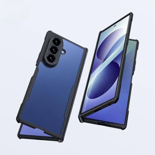 Image of PRITO Compatible for Samsung Galaxy Z Fold 8 Ultra Case - Clear Beatle Slim Phone Case with Hard Pc Back, Soft TPU Edges, Hinge, Non-Yellowing, Shockproof Protective Cover for Z Fold 8 Ultra