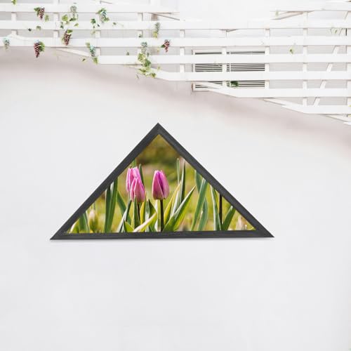 Boîte à drapeau en bois triangulaire conteneur décoratif chambre